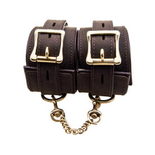 Load image into Gallery viewer, bound-nubuck-leather-wrist-restraints