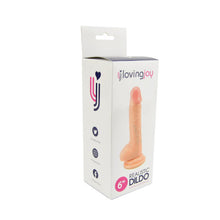 Load image into Gallery viewer, loving-joy-realistic-dildo-with-balls-and-suction-cup-6-inch