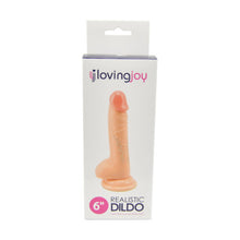 Load image into Gallery viewer, loving-joy-realistic-dildo-with-balls-and-suction-cup-6-inch