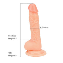 Load image into Gallery viewer, loving-joy-realistic-dildo-with-balls-and-suction-cup-6-inch