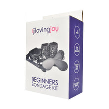 Load image into Gallery viewer, loving-joy-beginners-bondage-kit-black-8-piece