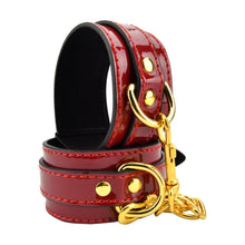 Load image into Gallery viewer, bound-to-please-red-wrist-cuffs