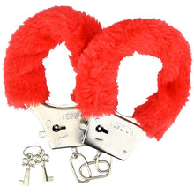 Load image into Gallery viewer, loving-joy-furry-handcuffs-red