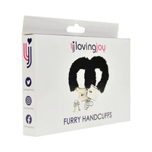 Load image into Gallery viewer, loving-joy-furry-handcuffs-black