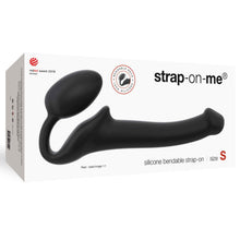 Load image into Gallery viewer, strap-on-me-semi-realistic-bendable-strap-on-black-small