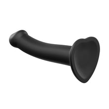 Load image into Gallery viewer, strap-on-me-semi-realistic-dual-density-bendable-dildo-black-medium