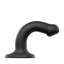 Load image into Gallery viewer, strap-on-me-semi-realistic-dual-density-bendable-dildo-black-small