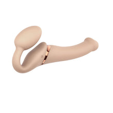 Load image into Gallery viewer, strap-on-me-vibrating-strap-on-medium-vanilla