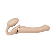 Load image into Gallery viewer, strap-on-me-vibrating-strap-on-medium-vanilla
