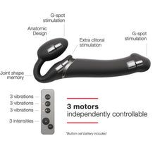 Load image into Gallery viewer, strap-on-me-vibrating-strap-on-medium-black
