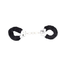 Load image into Gallery viewer, bound-to-play-heavy-duty-furry-handcuffs-black
