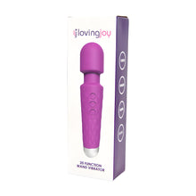 Load image into Gallery viewer, loving-joy-20-function-wand-vibrator-purple
