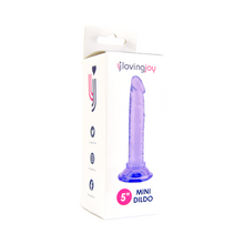 Load image into Gallery viewer, loving-joy-5-inch-beginners-dildo-purple