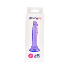 Load image into Gallery viewer, loving-joy-5-inch-beginners-dildo-purple