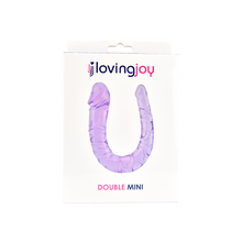 Load image into Gallery viewer, loving-joy-double-mini-dildo-purple