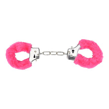 Load image into Gallery viewer, bound-to-play-heavy-duty-furry-handcuffs-pink