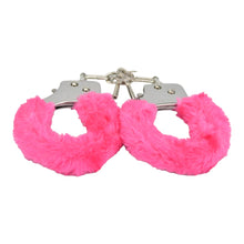 Load image into Gallery viewer, bound-to-play-heavy-duty-furry-handcuffs-pink