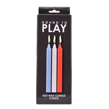 Load image into Gallery viewer, bound-to-play-hot-wax-candles-3-pack