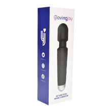 Load image into Gallery viewer, loving-joy-20-function-wand-vibrator-black