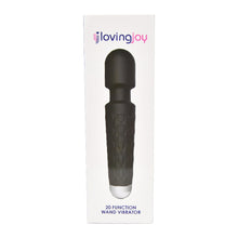 Load image into Gallery viewer, loving-joy-20-function-wand-vibrator-black