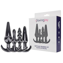 Load image into Gallery viewer, loving-joy-butt-plug-training-kit-black