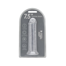 Load image into Gallery viewer, loving-joy-7-5-inch-suction-cup-dildo-clear