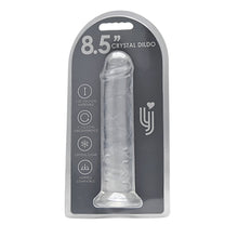 Load image into Gallery viewer, loving-joy-8-5-inch-suction-cup-dildo-clear