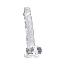 Load image into Gallery viewer, loving-joy-11-inch-dildo-with-balls-clear
