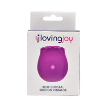Load image into Gallery viewer, loving-joy-rose-toy-clitoral-suction-vibrator-purple