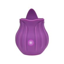 Load image into Gallery viewer, loving-joy-rose-licking-clitoral-vibrator-purple