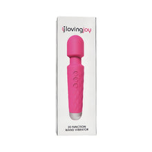 Load image into Gallery viewer, loving-joy-20-function-wand-vibrator-pink