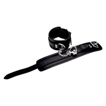 Load image into Gallery viewer, bound-leather-wrist-restraints