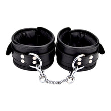 Load image into Gallery viewer, bound-leather-wrist-restraints