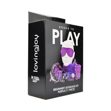 Load image into Gallery viewer, bound-to-play-bondage-kit-purple-11-piece