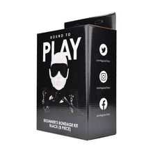 Load image into Gallery viewer, bound-to-play-beginners-bondage-kit-black-8-piece