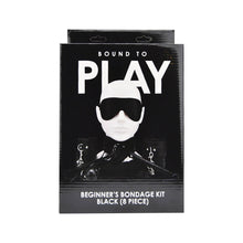 Load image into Gallery viewer, bound-to-play-beginners-bondage-kit-black-8-piece