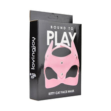 Load image into Gallery viewer, bound-to-play-kitty-cat-face-mask-pink