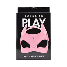 Load image into Gallery viewer, bound-to-play-kitty-cat-face-mask-pink