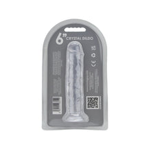 Load image into Gallery viewer, loving-joy-6-inch-suction-cup-dildo-clear