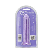 Load image into Gallery viewer, loving-joy-7-5-inch-suction-cup-dildo-purple