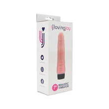 Load image into Gallery viewer, loving-joy-7-inch-realistic-vibrator-vanilla