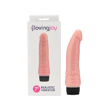 Load image into Gallery viewer, loving-joy-7-inch-realistic-vibrator-vanilla
