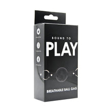 Load image into Gallery viewer, bound-to-play-breathable-ball-gag-black