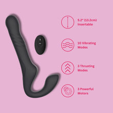 Load image into Gallery viewer, mina-surge-remote-thrusting-vibrating-strapless-strap-on