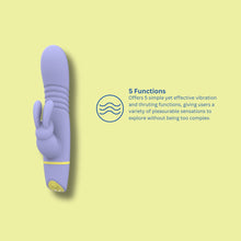Load image into Gallery viewer, mina-tide-thrusting-rabbit-vibrator