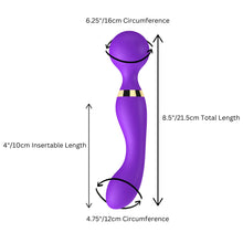 Load image into Gallery viewer, loving-joy-dual-ended-wand-vibrator