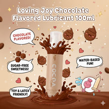Load image into Gallery viewer, loving-joy-chocolate-flavoured-lubricant-100ml