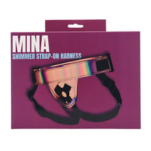 Load image into Gallery viewer, mina-shimmer-strap-on-harness