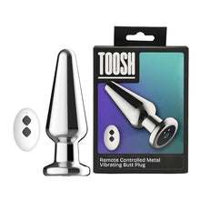 Load image into Gallery viewer, toosh-remote-controlled-metal-vibrating-butt-plug