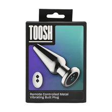 Load image into Gallery viewer, toosh-remote-controlled-metal-vibrating-butt-plug